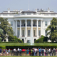 Image for article titled Crowd Outside White House Hoping To Catch Glimpse Of President Naked